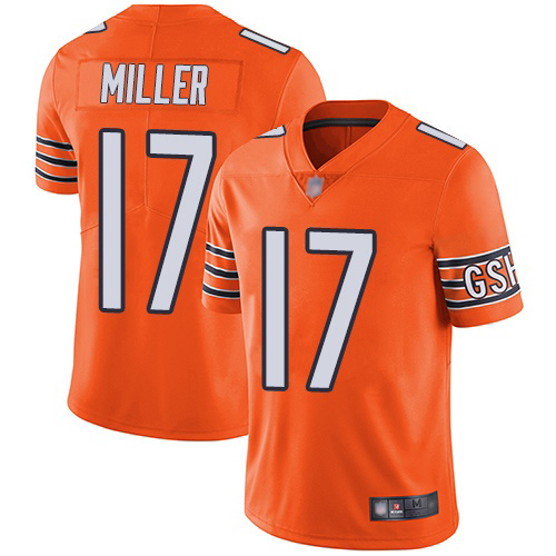 Chicago Bears Limited Orange Men Anthony Miller Alternate Jersey NFL Football #17 Vapor Untouchable